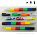 8 Colors Crayon in Plastic Tube